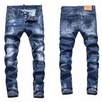 mann dsquared2 slim fit jeans hole